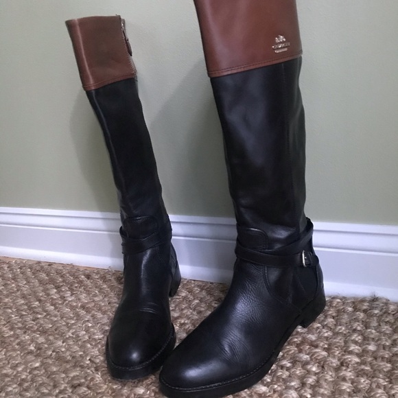 Coach Elm Leather Riding Boot - Picture 3 of 11